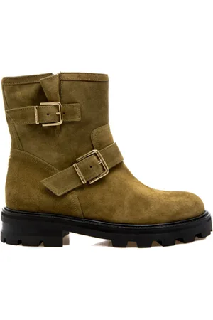 Jimmy Choo Femme, Chaussures, Vert, Taille: 38 EU Youth II Bottes de montagne en daim