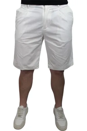 Liu Jo Homme, Shorts, Blanc, Taille: S Shorts Bermuda en coton avec logo