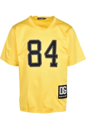 Dolce & Gabbana Homme, Tops, Jaune, Taille: M Tshirt