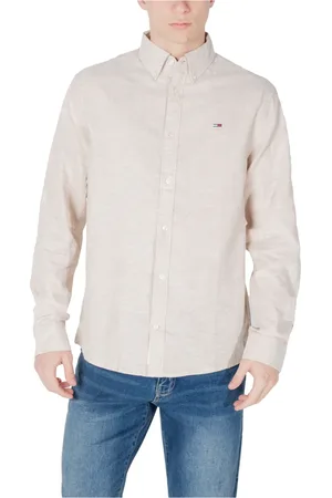 Tommy Hilfiger Homme, Chemises, , Taille: XL Elegant Linen Blend Shirt for Men