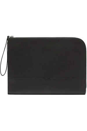VALEXTRA Femme, Accessoires, Noir, Taille: ONE Size Porte-documents Portefeuilles et Porte-cartes