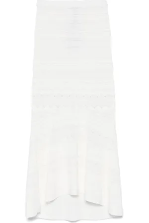 Twin-Set Femme, Jupes, Blanc, Taille: 40 FR Jupes Blanches Ensemble