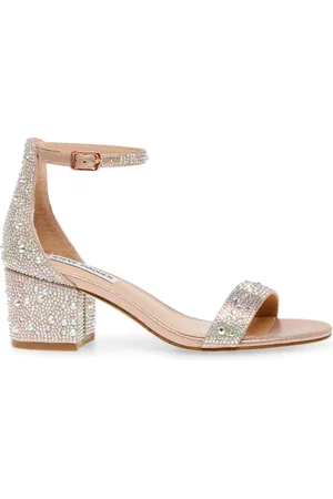 Steve Madden Femme, Chaussures, Multicolore, Taille: 36 EU Sandales Pailletées Multicolores avec Talon de 50mm