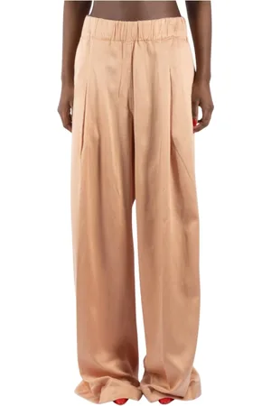 DRIES VAN NOTEN Femme, Pantalons, , Taille: 36 FR Pantalon en Coton Pêche