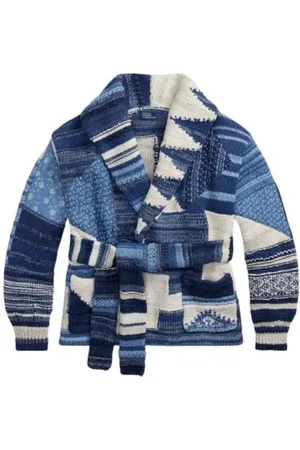 Ralph Lauren Femme, Pulls, Multicolore, Taille: 38 FR Cardigan Cache-coeur Patchwork