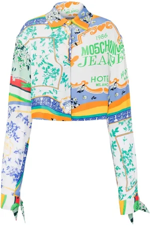 Moschino Femme, Blouses et Chemises, Multicolore, Taille: 36 FR Collection de Chemises Élégantes