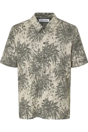 Samsøe Samsøe Homme, Chemises, Multicolore, Taille: XL Chemise imprimée à manches courtes coupe regular