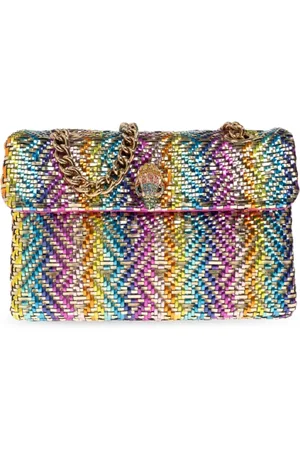 Kurt Geiger Femme, Sacs, Multicolore, Taille: ONE Size Sac bandoulière tressé avec bandoulière chaîne
