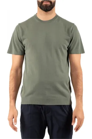 Daniele Fiesoli Homme, Tops, Vert, Taille: XL T-shirt élégant pour hommes