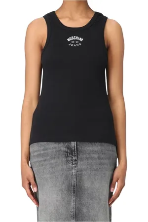Moschino Femme, Tops, Noir, Taille: 40 FR T-shirts et Polos Noirs