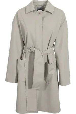 Max Mara Femme, Manteaux, , Taille: 42 FR Manteau long en polyamide avec boutons
