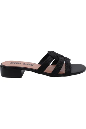 Bibi Lou Femme, Chaussures, Noir, Taille: 37 EU Rouge Chaud Élégant Sabots Chaussures