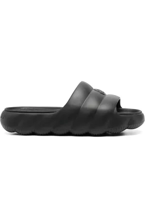 Moncler Femme, Chaussures, Noir, Taille: 35 EU Sandales Noires Élégantes Chaussures Été