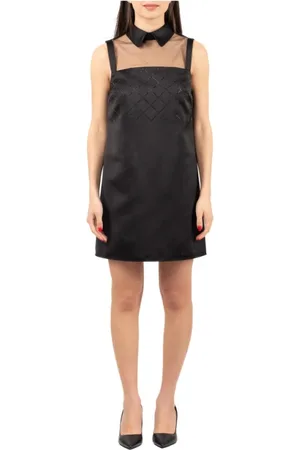Elisabetta Franchi Femme, Robes, Noir, Taille: 42 FR Robe Élégante