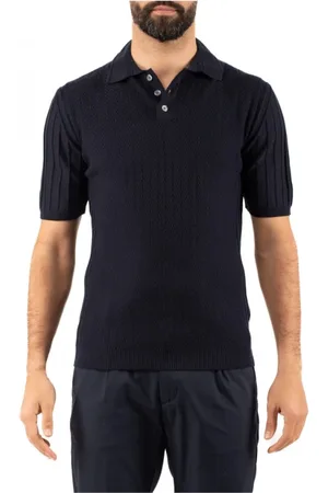 Daniele Fiesoli Homme, Tops, Noir, Taille: S Polo Élégant