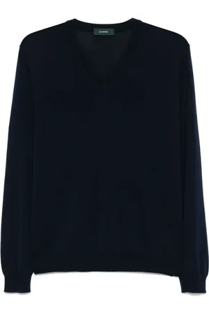 ZANONE Homme, Pulls, Bleu, Taille: XL Collection de Tricots Élégants pour Toutes Saisons