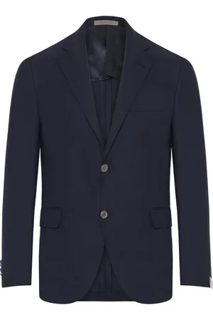 corneliani Homme, Vestes, Bleu, Taille: XL Blazer en laine classique