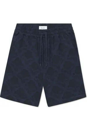 Les Deux Homme, Shorts, Bleu, Taille: S Shorts Fleurs