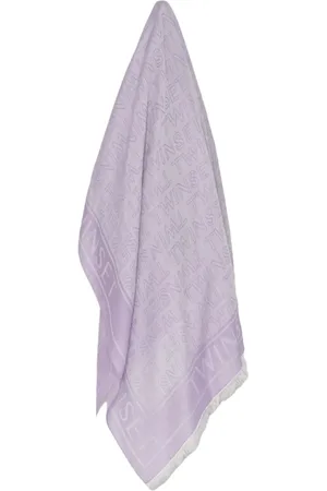 Twin-Set Femme, Accessoires, Violet, Taille: ONE Size Écharpe en viscose à motifs