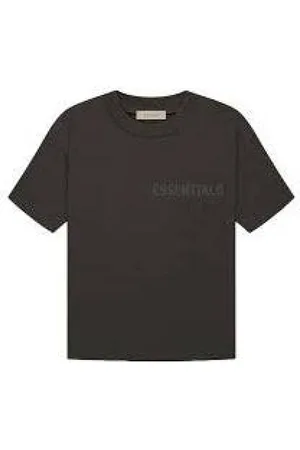 FEAR OF GOD Homme, Tops, Noir, Taille: XS Essentials Off T-Shirt Ss22