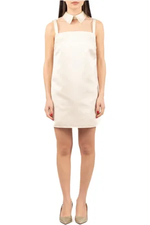 Elisabetta Franchi Femme, Robes, Jaune, Taille: 38 FR Robe Élégante