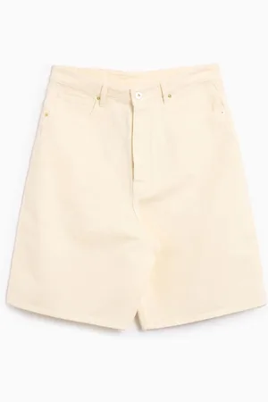 Drôle de Monsieur Homme, Shorts, , Taille: L Short Baggy en Coton Ecru avec Zip