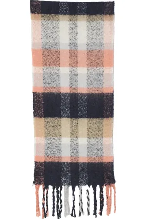 Barbour Femme, Accessoires, Multicolore, Taille: ONE Size Écharpe en polyester à motifs avec franges