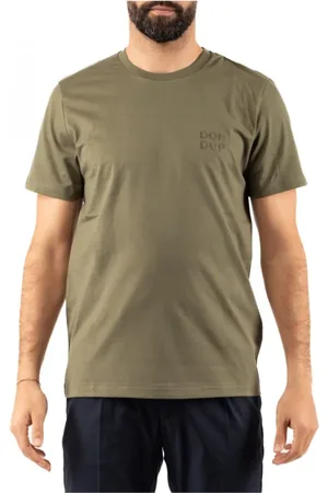 Dondup Homme, Tops, Vert, Taille: XL T-shirt décontracté pour hommes