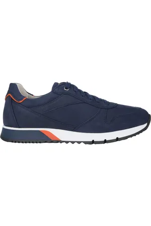 Gabor Homme, Chaussures, Bleu, Taille: 44 1/2 EU Baskets Homme Bleue - Semelle Confortable