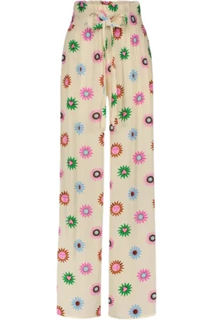Fabienne Chapot Femme, Pantalons, Multicolore, Taille: 36 FR Pantalon à motif Palapa