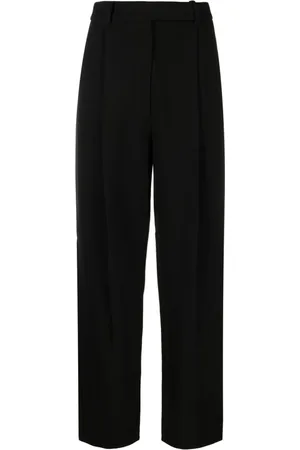 Self-Portrait Femme, Pantalons, Noir, Taille: 38 FR Pantalon Élégant en Crêpe Noir