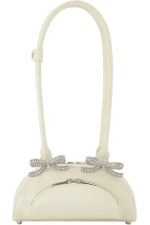 Self-Portrait Femme, Sacs, Blanc, Taille: ONE Size Cuir sacs-main