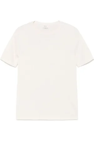 Daniele Fiesoli Homme, Tops, , Taille: L Ribbed Crew Neck T-shirts