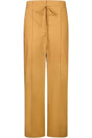 Liu Jo Femme, Pantalons, Brun, Taille: 42 FR Pantalon avec ceinture pour femmes