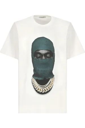 Ih Nom Uh Nit Homme, Tops, Blanc, Taille: M T-shirt Blanc en Coton avec Imprimé