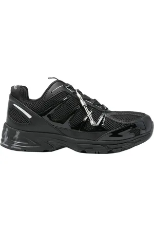 44 Label Group Homme, Chaussures, Noir, Taille: 42 EU Baskets Noires avec Fermeture à Lacets Avant