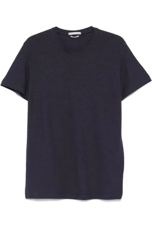 D.A. Daniele Alessandrini Homme, Tops, Bleu, Taille: 2XL T-shirt et Polo bleu col rond