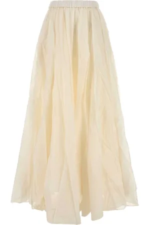 CO Femme, Jupes, , Taille: 36 FR Jupe en mélange de ton ivoire