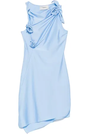 COPERNI Femme, Robes, Bleu, Taille: 38 FR Collection de Robes Élégantes