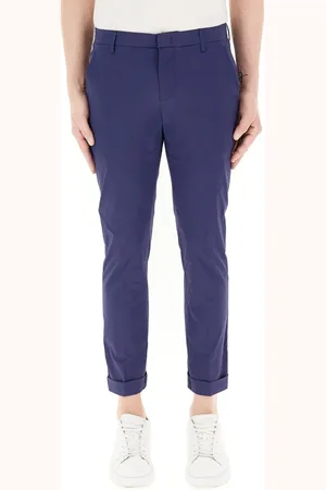 Dondup Homme, Pantalons, Bleu, Taille: W29 Pantalon en mélange coton Gaubert