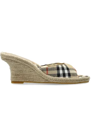 Burberry Femme, Chaussures, , Taille: 37 1/2 EU Sandales compensées Mews