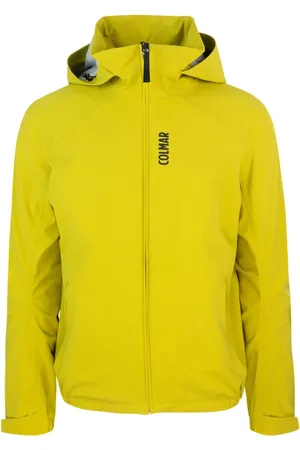 Colmar Homme, Vestes, Jaune, Taille: XL Veste à capuche jaune avec fermeture éclair