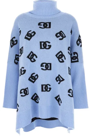 Dolce & Gabbana Femme, Pulls, Violet, Taille: 38 FR Pull en Laine de Luxe à Col Roulé