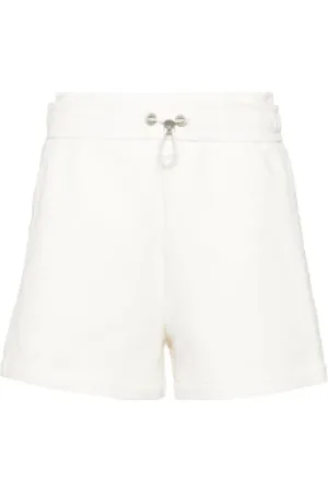 Moose Knuckles Femme, Shorts, Blanc, Taille: 40 FR Shorts en Denim Décontractés pour Homme