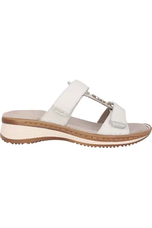 ARA Femme, Chaussures, Blanc, Taille: 40 EU Collection de sandales en cuir blanc pour femmes