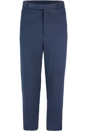 Emporio Armani Homme, Pantalons, Bleu, Taille: L Pantalon Chino Bleu Coupe Regular Fermeture Crochet et Zip