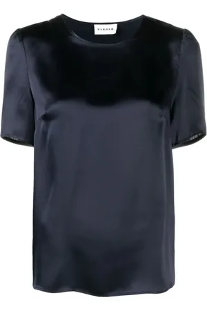 P.A.R.O.S.H. Femme, Blouses et Chemises, Bleu, Taille: 36 FR Blouses