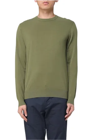 Aspesi Homme, Pulls, Vert, Taille: XL T-shirt col rond en coton