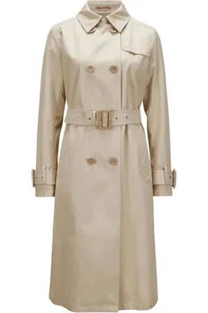 HERNO Femme, Manteaux, Brun, Taille: 36 FR Trench Monogramme