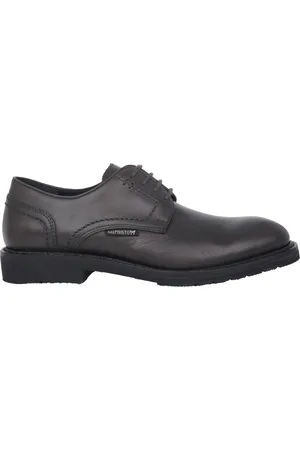 Mephisto Homme, Chaussures, Gris, Taille: 46 1/2 EU Chaussure à lacets faite main - Gris